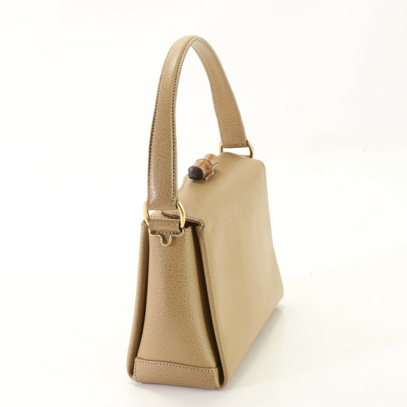 Gucci Handbag Leather Tote Bamboo - Picture 4 of 15